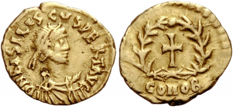 The Roman Empire 
 Basiliscus, 475 – 476 
 Tremissis, Mediolanum late 476, AV ...
