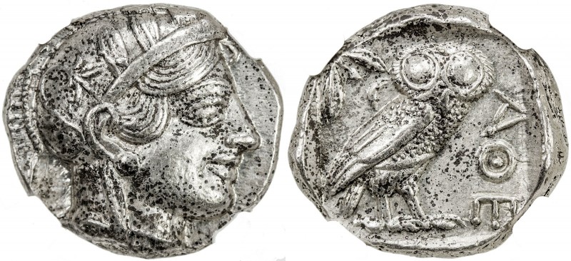 ATHENS: Anonymous, ca. 440-404 BC, AR tetradrachm (17.11g), S-2526, head of Athe...