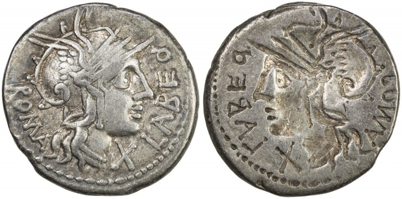 ROMAN REPUBLIC: Q. Fabius Labeo, 124 BC, AR denarius (3.83g), Rome, Crawford-273...