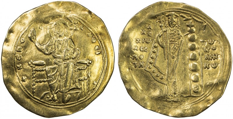 BYZANTINE EMPIRE: Alexis I Comnenus, 1081-1118, AV hyperpyron (3.87g), Constanti...