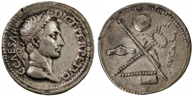 PADUAN & LATER IMITATIONS: ROMAN IMPERATORIAL: Julius Caesar, cast medal (15.02g...