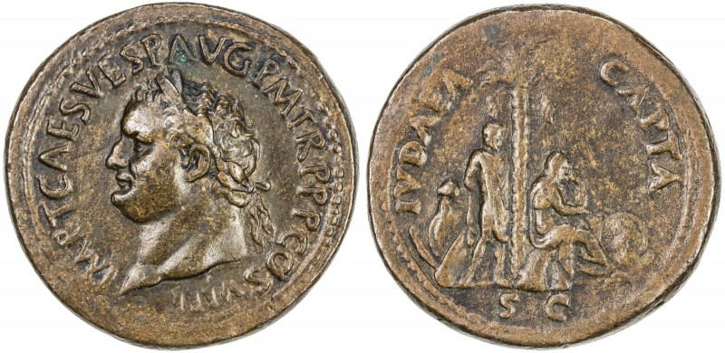 PADUAN & LATER IMITATIONS: ROMAN EMPIRE: Titus, 79-81 AD, AE cast "sestertius" (...