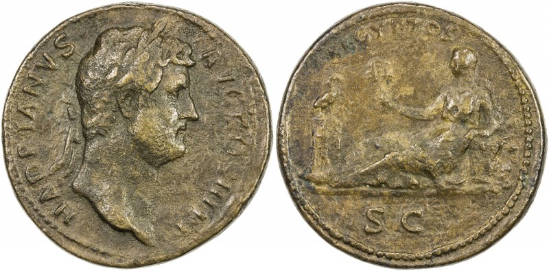 PADUAN & LATER IMITATIONS: ROMAN EMPIRE: Hadrian, 117-138 AD, AE cast "sestertiu...