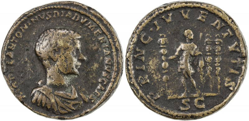 PADUAN & LATER IMITATIONS: ROMAN EMPIRE: Diadumenian, 217-218 AD, AE cast "seste...
