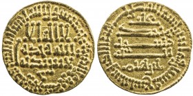 AGHLABID: Ibrahim II, 874-902, AV dinar (4.22g), NM, AH269, A-447, al-'Ush-106, bold strike, EF.
Estimate: USD 260 - 350