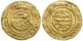 FATIMID: al-Mustansir, 1036-1094, AV dinar (4.11g), 'Akkâ (Acre), AH463, A-719.1, Nicol-2024, rare Palestinian mint for the Fatimids, lovely bold stri...