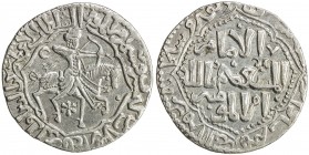 SELJUQ OF RUM: Qilij Arslan IV, 1248-1249, AR dirham (2.80g), Sivas, AH646, A-1226, mounted archer prancing right, attractive strike, VF to EF, R. 
E...
