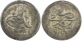 EGYPT: French Occupation, 1798-1801, AR qirsh (40 para) (10.40g), Misr, AH1203 year 13, KM-149, in the name of Selim III, bold strike, harshly cleaned...