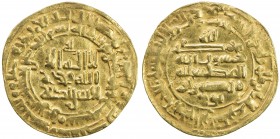 SAMANID: Mansur I, 961-976, AV dinar (2.97g), Herat, AH357, A-1464, slightly wavy surfaces, bold VF.
Estimate: USD 180 - 220