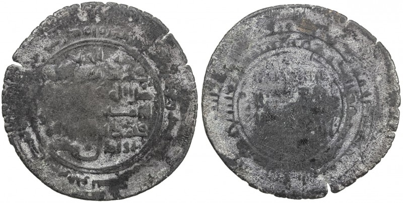 RAWWADID: Muhammad b. al-Husayn, 997-1016, BI broad dirham (10.10g), Tabriz, AH4...