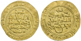 KAKWAYHID: 'Ala al-Dawla Muhammad, 1008-1041, AV dinar (4.51g), Isbahan, AH423, A-1590G, date weak, but confirmed by Roma Auction XVIII, Lot 1345 (sam...