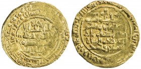 GREAT SELJUQ: Alp Arslan, 1063-1072, AV dinar (3.48g), Nishapur, AH459, A-1670, much weakness, crude VF.
Estimate: USD 140 - 160