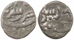 ILKHAN: Arghun, 1284-1291, AE ½ jital (2.05g), Shafurqan, ND, A-2156T, 2-line Uighur legend above the obverse, mint name below (fully legible), sikka ...