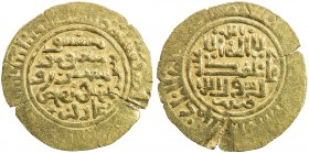 ILKHAN: Ghazan Mahmud, 1295-1304, AV dinar (5.11g), Kashan, AH69(4), A-Y2167, obverse in Uighur without the 'Phags-Pa characters that were added after...