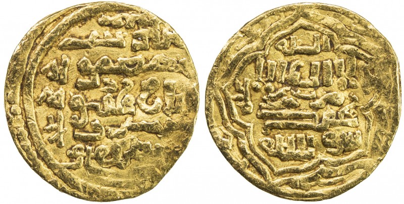 ILKHAN: Ghazan Mahmud, 1295-1304, AV dinar (2.12g), Tabriz, AH702, A-2170Avar, w...