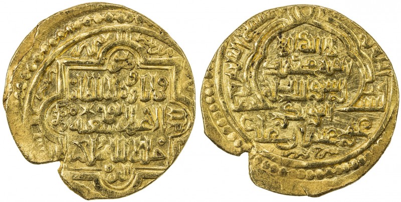 ILKHAN: Abu Sa'id, 1316-1335, AV dinar (8.70g), Tabriz, AH719, A-2198A, type C, ...