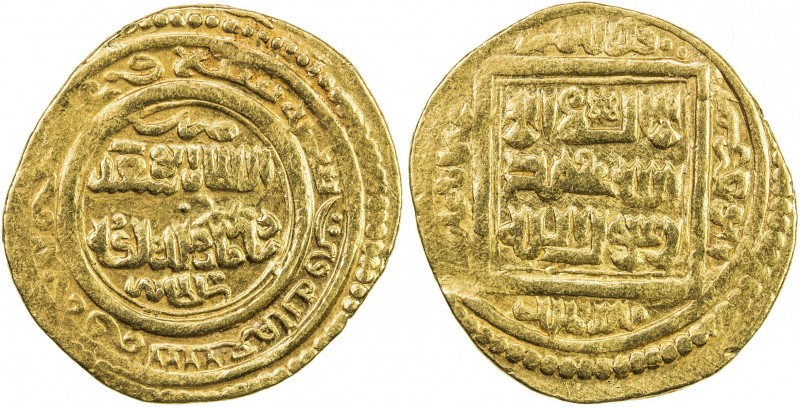 ILKHAN: Abu Sa'id, 1316-1335, AV dinar (5.53g), Sultaniya, AH727, A-2208F, type ...