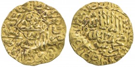 TIMURID: Sultan Husayn, 1469-1506, AV 1/3 ashrafi (1.58g), Herat, AH910, A-C2431, struck with the same dies as the full ashrafi that appeared in the N...