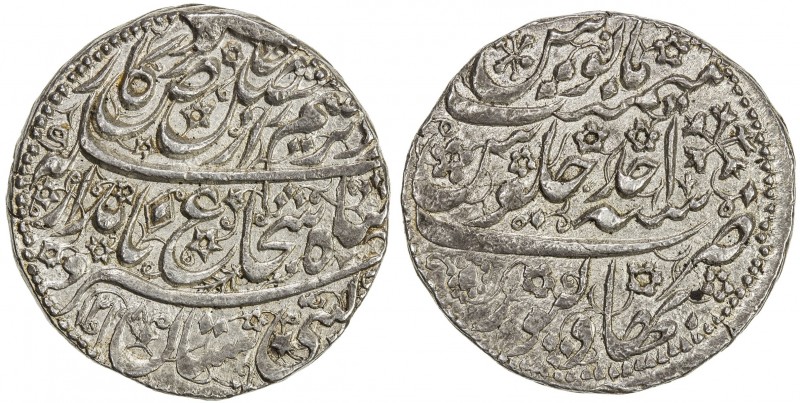 DURRANI: Shah Shuja', 1803-1809/2nd reign, AR double rupee (22.98g), Bahawalpur,...