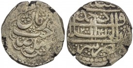 DURRANI: Uncertain Ruler, 1825, BI rupee (10.07g), Ahmadshahi (= Qandahar), AH1241, A-C3138, obverse legend sekke-ye saheb zeman, "coin of the ruler a...