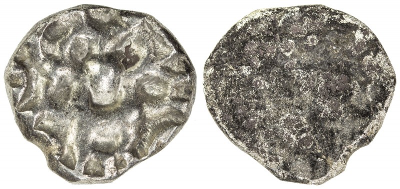 PAURAVAS of KAUSAMBI: Anonymous, ca. 500-300 BC, AR unit (2.00g), cf. Rajgor-683...