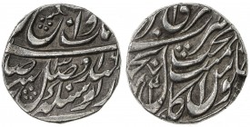 SIKH EMPIRE: AR nanakshahi rupee (11.22g), Amritsar, VS1842, GN316, KM-A20.3, Herrli-01.05, VF to EF, RR. 
Estimate: USD 100 - 140
