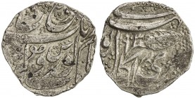 SIKH EMPIRE: AR rupee (10.90g), Kashmir, VS1903, KM-52.2, Herrli-06.51, last year of Sikh coinage at Kashmir, some minor porosity, VF to EF, R. 
Esti...