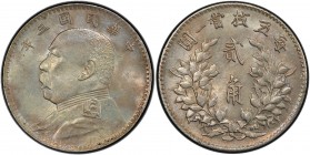 CHINA: Republic, AR 20 cents, year 3 (1914), Y-327, L&M-65, cleaned, PCGS graded Unc Details.
Estimate: USD 75 - 100