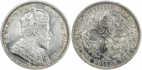 STRAITS SETTLEMENTS: Edward VII, 1901-1910, AR dollar, 1903-B, KM-25, incuse mintmark, Choice AU.
Estimate: USD 100 - 150