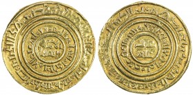 CRUSADER KINGDOMS: AV bezant (3.89g), "Misr", AH"5xx", CCS-3, derived from the standard Fatimid dinar of al-'Amir al-Mansur, attributed to the mint of...