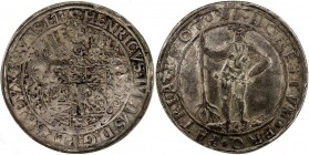 BRUNSWICK-WOLFENBÜTTEL: Heinrich Julius, 1589-1613, AR thaler, Goslar, 1607, KM-7, Dav-6285, Wildman, tree in right hand, NGC graded AU55.
Estimate: ...