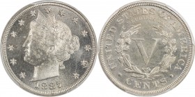 UNITED STATES: 5 cents, 1887, PCGS graded Proof 66, Liberty Head type.
Estimate: USD 475 - 550