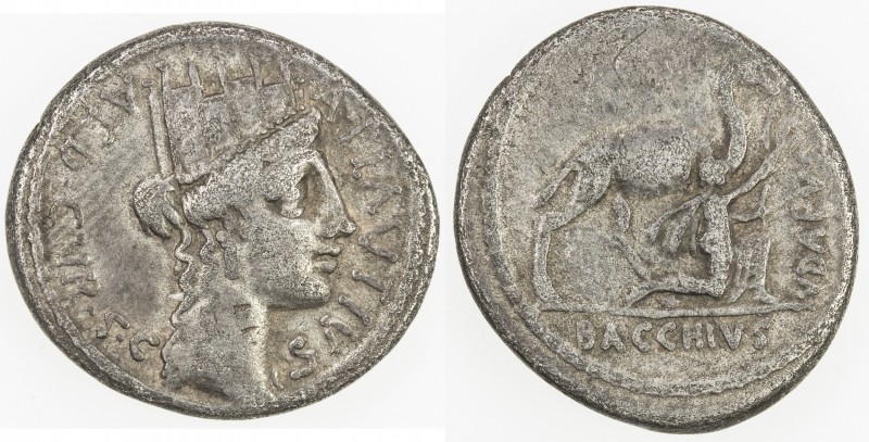 ROMAN REPUBLIC: A. Plautius, AR denarius (3.78g), Rome, Crawford-431/1; Sydenham...