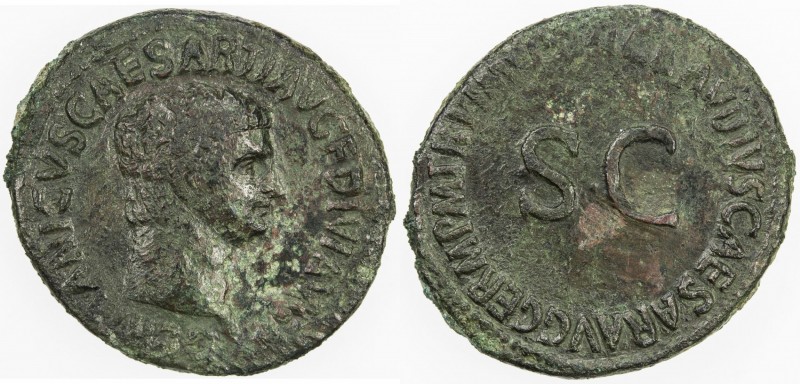 ROMAN EMPIRE: Germanicus, died 19 AD, AE as (12.13g), Rome, RIC-106 Claudius; BM...