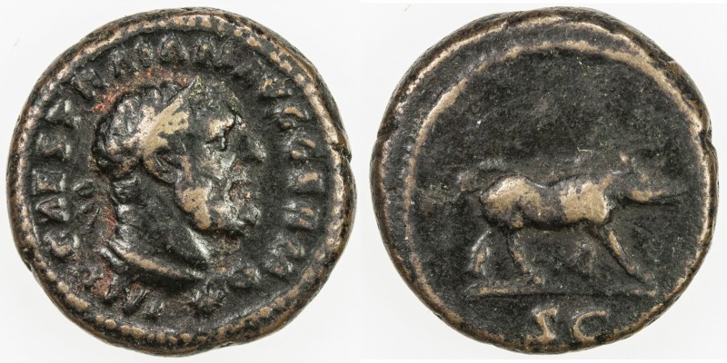 ROMAN EMPIRE: Trajan, 98-117 AD, AE quadrans (3.05g), Rome, RIC-702; Woytek-602b...