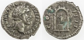 ROMAN EMPIRE: Antoninus Pius, 138-161 AD, AR denarius (3.29g), Rome, RIC-285; BMC-926, struck 158-159 AD, laureate head right, ANTONINVS AVG PIVS P P ...