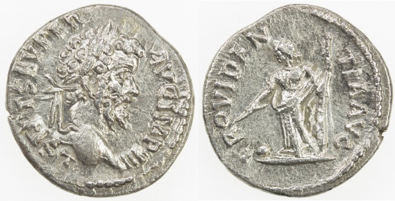 ROMAN EMPIRE: Septimius Severus, 193-211 AD, AR denarius (3.11g), Rome, RIC-491a...