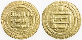 ABBASID: al-Radi, 934-940, AV dinar (3.44g), Suq al-Ahwaz, AH323, A-254.1, shallow strike, VF.
Estimate: USD 160 - 180