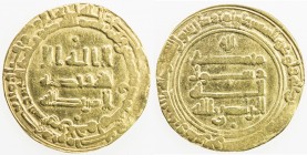 ABBASID: al-Radi, 934-940, AV dinar (3.12g), Tustar min al-Ahwaz, AH324, A-254.1, Fine to VF.
Estimate: USD 150 - 180