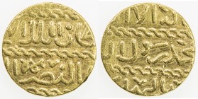 BURJI MAMLUK: Aynal, 1453-1461, AV ashrafi (3.41g), NM, ND, A-1012, somewhat roughly cleaned, VF.
Estimate: USD 160 - 190