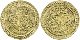 TURKEY: Mahmud II, 1808-1839, AV ½ surre altin (0.79g), al-'Aliya, AH1223 year 16, KM-620, EF, ex Ahmed Sultan Collection. 
Estimate: USD 100 - 120