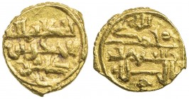 SAFFARID: al-Husayn b. Tahir, 3rd reign, 980-982+, AV fractional dinar (1.96g), NM, ND, A-1419.1, struck at Sijistan, EF.
Estimate: USD 120 - 150