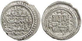 ILKHAN: Abu Sa'id, 1316-1335, AR 6 dirhams (8.46g), Bazar (the military mint), Khani 33, A-2217, VF to EF.
Estimate: USD 100 - 125
