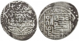 TIMURID: Timur, 1370-1405, AR tanka (5.31g), Shabankara, AH798, A-2386, fully clear date in obverse margin, scarce mint in Fars province, some light a...
