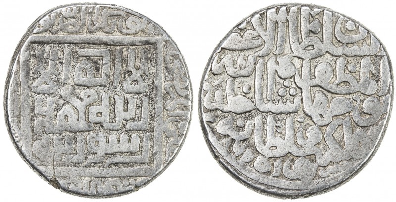 QARA QOYUNLU: Jahanshah, 1438-1467, AR tanka (5.13g), Herat, AH862, A-2493H, Str...