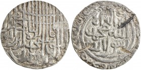 BENGAL: Jalal al-Din Muhammad, 2nd reign, 1418-1432/33, AR tanka (10.63g), 'Arsah Chatgaon, AH829, G-B347, 3 test cuts & 1 banker's mark, bold strike,...