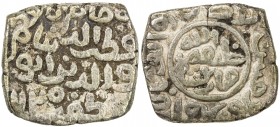 DELHI: Qutb al-Din Mubarakshah I, 1316-1320, BI square 12 gani (5.06g), NM, AH720, G-D270, lightly cleaned, nearly VF, S. 
Estimate: USD 80 - 110