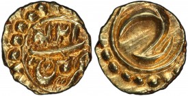 MYSORE: Tipu Sultan, 1782-1799, AV fanam (0.38g), Patan, AM1219, KM-128.1, PCGS graded MS64.
Estimate: USD 50 - 75