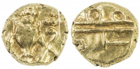 MYSORE: Anonymous, AV fanam, ND (1638-62), Fr-1338, Narasimha (reincarnation of Vishnu), NGC graded MS65.
Estimate: USD 50 - 75
