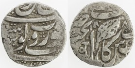 SIKH EMPIRE: AR rupee (10.99g), Kashmir, VS188(8), KM-46.13, Herrli-06.37, Gurmukhi letter bha added on reverse, for governor Bhima Singh Ardali (VS18...